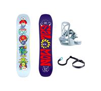 Salomon Snowboard - Snowboard and Bindings Pack - Team Package 2026 - Kid Size 80 cm - White White 80 cm