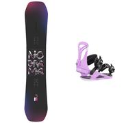 Salomon Snowboard - Snowboard Bindings - Pack No Drama 2025 for Women in Nylon - Black Black