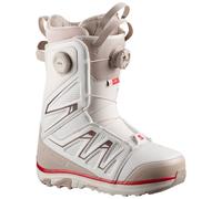 Salomon Snowboard - Snowboard boots - Ivy BOA SJ BOA Almond Milk/White Pepper/Haute Red for Women - Size 6 UK White 6 UK