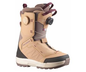 Salomon Snowboard - Snowboard boots - Vista Dual Boa Tan/Deep Taupe/Port for Women in Wool - Size 7,5 UK - Brown Brown 7.5 UK