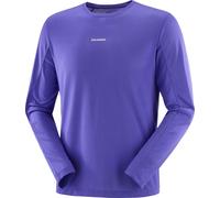 Salomon - Soft and breathable long-sleeved T-shirt - Shakeout Core LS Tee M Liberty for Men - Size XL - Purple Purple