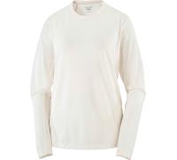 Salomon - Soft and breathable long-sleeved T-shirt - Shakeout Core LS Tee W Whisper White for Women - Size M - Beige Beige
