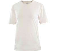 Salomon - Soft, breathable T-shirt - Shakeout Core SS Tee W Whisper White for Women - Size L - Beige Beige