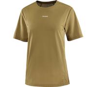 Salomon - Soft, breathable T-shirt - Shakeout Core SS Tee W Brilliant for Women - Size M - Khaki Khaki M