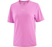 Salomon - Soft, breathable T-shirt - Shakeout Core SS Tee W Cyclamen for Women - Size M - Pink Pink M