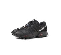 Salomon Speedcross 4 Women's Trail Running Shoes, Offering Aggressive Grip, Precise Foothold, and Lightweight Protection, Black, 8.5