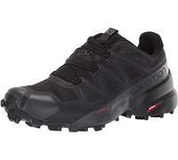 Salomon Speedcross 5 Gore-Tex Men's Trail Running Shoes, Weather protection, Aggressive grip, and Precise fit, Black, 7