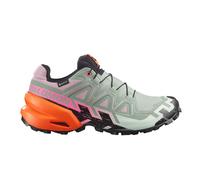 Salomon Speedcross 6 GORE-TEX Women's Trail Running Shoes | UK 5 in Black/Green Milieu/Dragon Fire