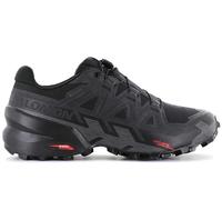 SALOMON Men's Speedcross 6 Sneaker, Black/Black/Phantom, 10.5 UK