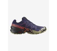 Salomon Speedcross 6 Shoes Storm Blue Red Green - 44