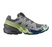 Salomon - Trail running shoes - Speedcross 6 M Castlerock / Lime Cream / Poseidon for Men - Size 7,5 UK - Grey Grey 7.5 UK