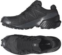 Salomon Women's Speedcross Gore-tex trail running shoes, Black Black Quiet Shade, 5 UK