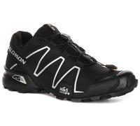 Salomon Speedcross Lacing Outdoor Mesh Mens Trainer Black In Orange UK 7 - 12
