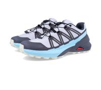 Salomon Women's Speedcross Peak Running Shoe, Icicle Castlerock Aruba Blue, 9 UK