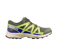 Salomon Speedcross Waterproof Junior Trail Running Shoes | UK J1 in Grape Leaf/Bluing/Acid Lime