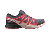 Salomon Speedcross Waterproof Junior Trail Running Shoes | UK J1 in Grisaille/Rouge