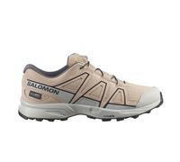 Salomon Speedcross Waterproof Junior Trail Running Shoes | UK J4 in White Pepper/Grey Violet/Black