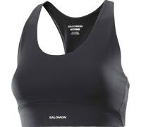 Salomon - Stretch sports Bra - Shakeout Core Bra W Deep Black for Women - Size L Black