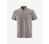 Salomon Trackline Short Sleeve Polo shirt Iron Grey - XL