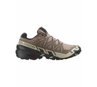 Salomon - Trail running shoes - Speedcross 6 M Natural/Black for Men - Size 9 UK - Brown Brown 9 UK
