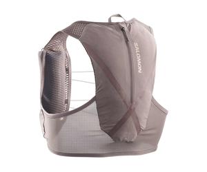 Salomon - Trail running vest - Grvl Skin 4 Set Iron/Silver Cloud - Size L - Grey Grey L