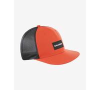 Salomon Trucker Flat Cap intense orange black - S-M