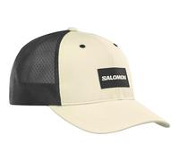 Salomon Trucker Unisex Curved Cap, Bold Style, Vesatile Wear, and Breathable Comfort, Tan, L/XL