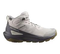 Salomon UK4 Women's Elixir Activ Mid GTX Hiking Boots Silver Cloud/Gothic Olive