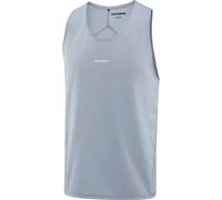 Salomon - Ultra-lightweight and breathable running tank top - Sense Aero Singlet GFX M Trade Winds Pearl Blue for Men - Size M - Grey Grey M