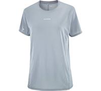 Salomon - Ultra-lightweight, breathable running T-shirt - Sense Aero SS Tee GFX W Trade Winds Pearl Blue for Women - Size XS - Grey Grey XS