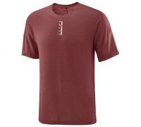 Salomon - Ultra Short Sleeve Tee - Running shirt size S, red