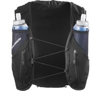 Salomon Unisex Advance Skin 12 | 12 Liter Hydration Trail Running Vest, Black, Small