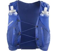 Salomon Unisex Advance Skin 12 | 12 Liter Hydration Trail Running Vest, Nautical Blue/Limoges, Small