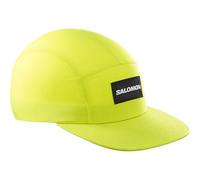 SALOMON Unisex Bonatti Waterproof Five Panel Cap, Sulphur Spring