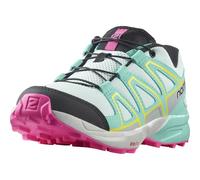 Salomon Unisex Kids Speedcross Trail Running Shoe, Bleached Aqua Blue Radiance Lunar Rock, 4 UK