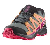 Salomon Unisex Kids Speedcross Trail Running Shoe, Sedona Sage Papaya Knockout Pink, 2 UK
