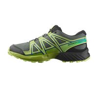 Salomon Unisex Kids Speedcross Trail Running Shoe, Urban Chic Sharp Green Dark Citron, 2.5 UK