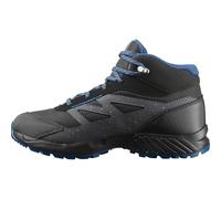 Salomon Unisex Kids' Waterproof Trail Shoes, Black Dark Blue Turbulence, 3 Big Kid