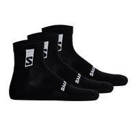 Salomon Unisex Quarter Socks, 3 Pack - Everyday Ankle, Terry, Support Zone...