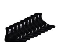 Salomon Unisex Quarter Socks, 9 Pack - Everyday Ankle, Terry, Support Zone,...