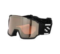 Salomon S/VIEW 3 ACCESS, Ski Goggles, Unisex, Flash Cylindrical Lens, Triple Layer Foam, Optimal Air Vent Ventilation, BLACK, One Size