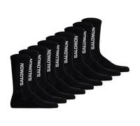 Salomon Unisex Socks, 9 Pack - EVERYDAY CREW, Terry, Support Zone, Logo