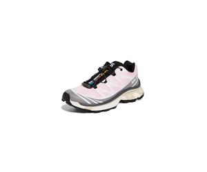 Salomon Unisex XT-6 Sneakers, Cloudburst/ICY Pink/Tapioca, 9.5 US Women/8.5 US Men