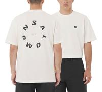 Salomon - Urban Stretch Organic Cotton T-shirt - Round Logo Graphic Whisper White for Men - Size S White S