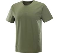 Salomon - Versatile hiking T-shirt - Trackline SS Tee M Grape Leaf for Men - Size L - Green Green L