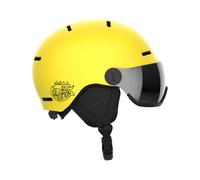 Salomon Orka Visor Kids Helmet Ski Snowboarding, Integrated convenience, Easy to adjust fit, and Lightweight, Yellow, KS 4953