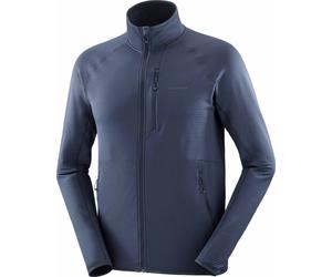 Salomon - Warm and lightweight technical fleece - Sntial Lightwarm FZ M Blue Nights for Men - Size M - Navy Navy M