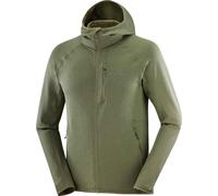 Salomon - Warm and lightweight technical fleece - Sntial Lightwarm HD M Grape Leaf for Men - Size M - Khaki Khaki M
