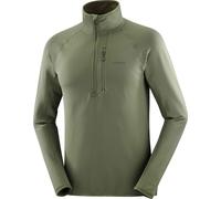 Salomon - Warm and lightweight Technical fleeces - Sntial Lightwarm HZ M Grape Leaf for Men - Size M - Khaki Khaki M