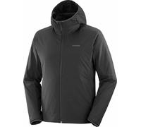 Salomon - Water-repellent hiking jacket - Mountain Flex Jkt HD M Deep Black for Men - Size L Black L